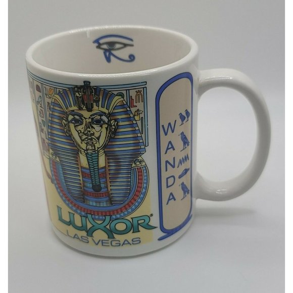 Wanda Cup Luxor Hotel Personalized Las Vegas Trip Coffee Mug - Picture 1 of 4